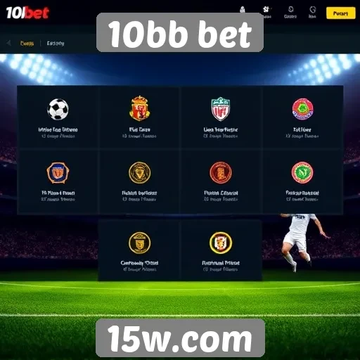 Overview das funcionalidades do site 10bb bet